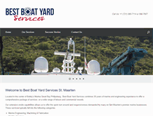 Tablet Screenshot of bestboatyardservices.com